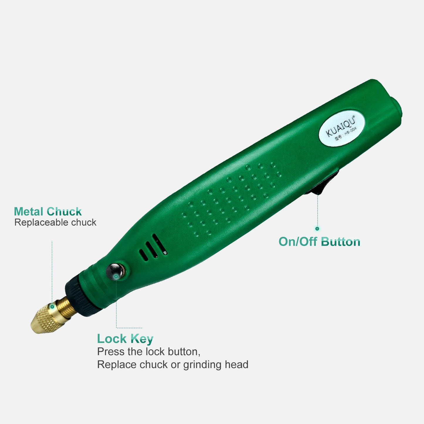 KUAIQU HB-004 Mini Grinder accessories-Great for polishing & carving