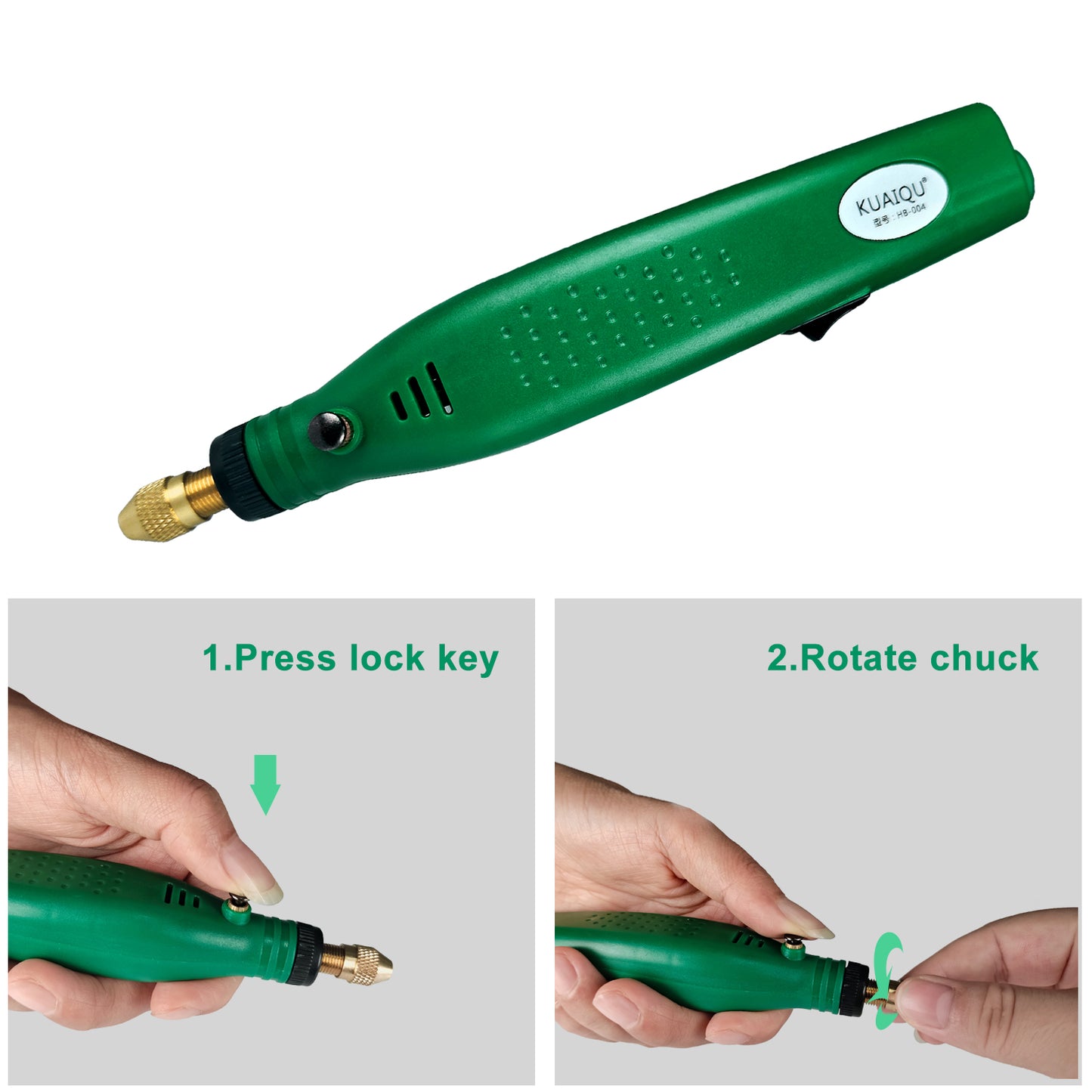 KUAIQU HB-004 Mini Grinder accessories-Great for polishing & carving