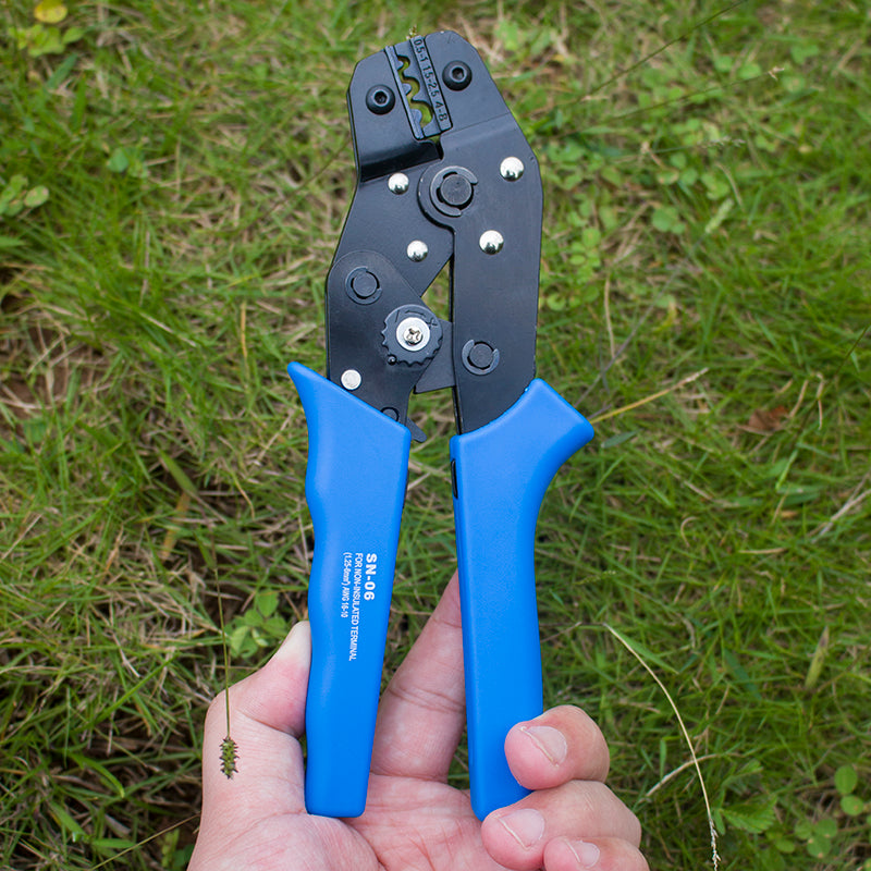 YTH-SN-06 Multi-Function Crimping Pliers, AWG 16-10 (1.25-6mm²), Terminal Clamp, Wire Stripper & Cutter for Electrical Wires