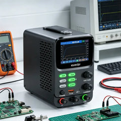 60V 5A High Voltage DC Regulated Power Supply with Curve Visualization for Precision Op-Amp & Component Testing