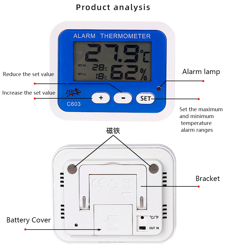 C603 Thermo - Hygrometer-Comprehensive Environmental Monitoring tool