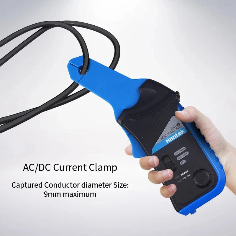 Hantek CC-65 AC/DC Multimeter Current Clamp Meter with BNC Connector Up to 20 kHz 20mA to 65A DC Current Clamp Oscilloscope