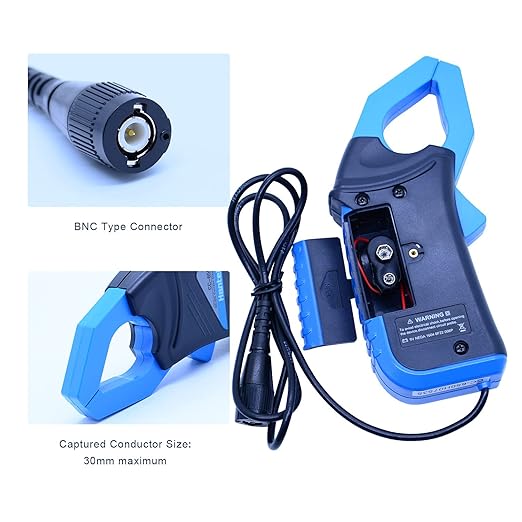 Hantek CC-650 AC/DC Max. 20 kHz 20mA to 650A DC Current Clamp Meter Multimeter with BNC Connector