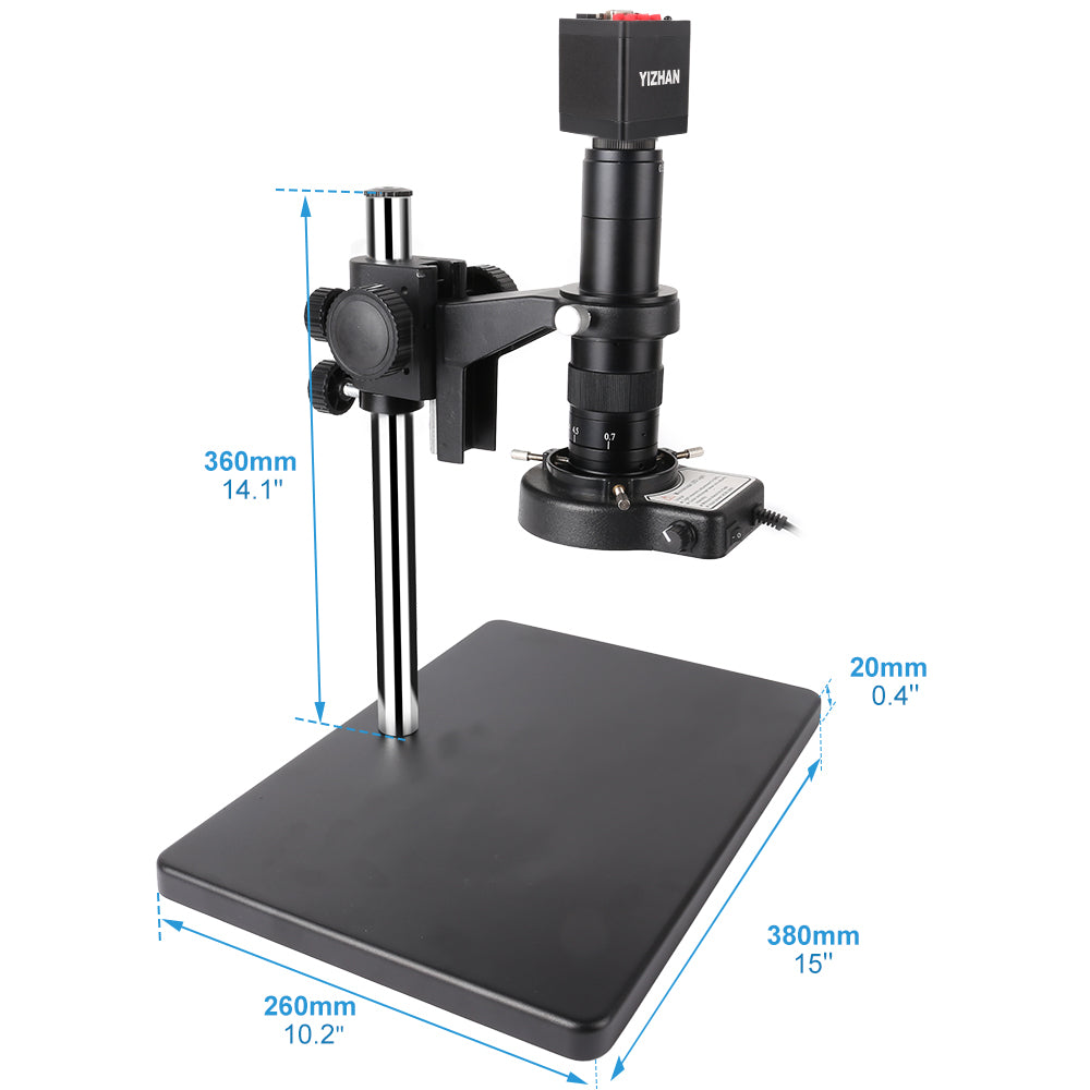 D180X-XVH2002 Digital Microscope, 180X Zoom, 13MP, HDMI VGA, Remote Control for Lab & Maintenance