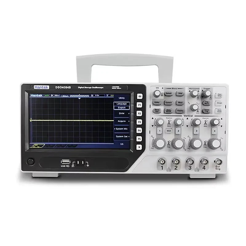 Hantek Digital Storage Oscilloscope DSO4084B DSO4104B DSO4204B DSO4254B 4-channel 80Mhz~250MHz 7 inch 64K color TFT
