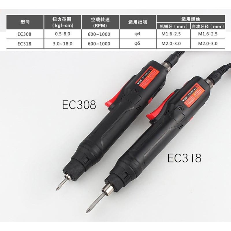 EC308 Direct insertion 220V electric screwdriver EC308 Φ4mm repair small torque Adjustable speed A good helper for disassembling screws
