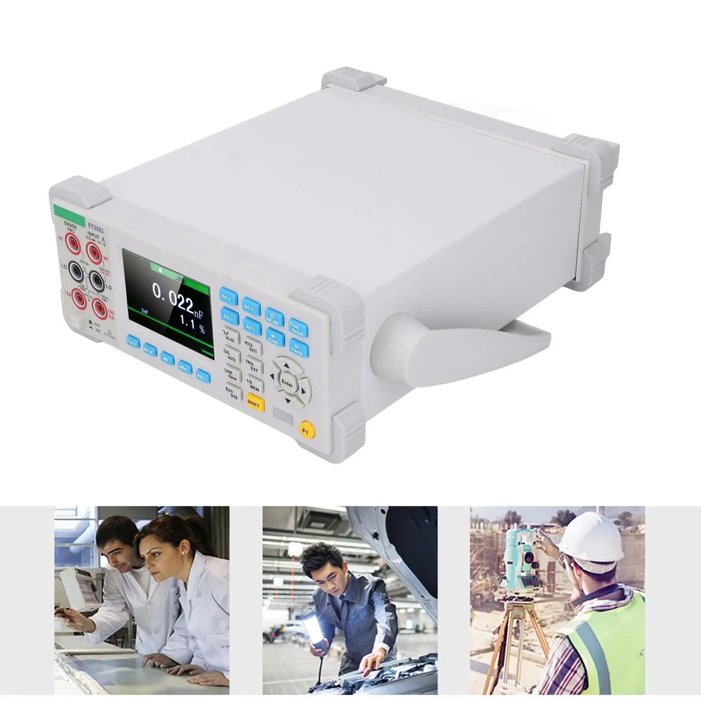 Desktop Digital Multimeter DCV ACV DCI ACI Tester Five and A Half Digits Multiple Math Function ET3255