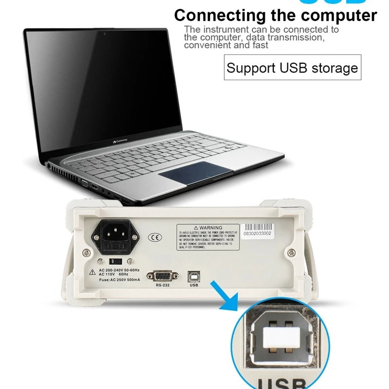 ET3325 Waveform Function-Generators with 5 basic waveforms & 32 arbitrary waveforms RS232,USB device interface
