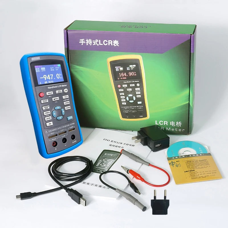 ET430 Handheld New Compact LCR Meter LCR measurements Digital Bridge Capacitance Inductance Resistance Tester for Production Lines