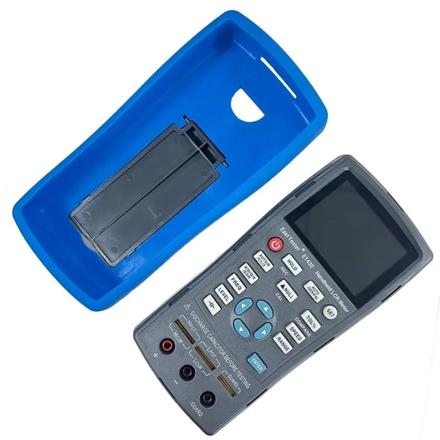 Handheld Digital LCR Meter TFT LCD Screen ET431 (100Hz 120Hz 1kHz 10kHz 0.2%) High Precision Capacitance Inductance Resistance Meter