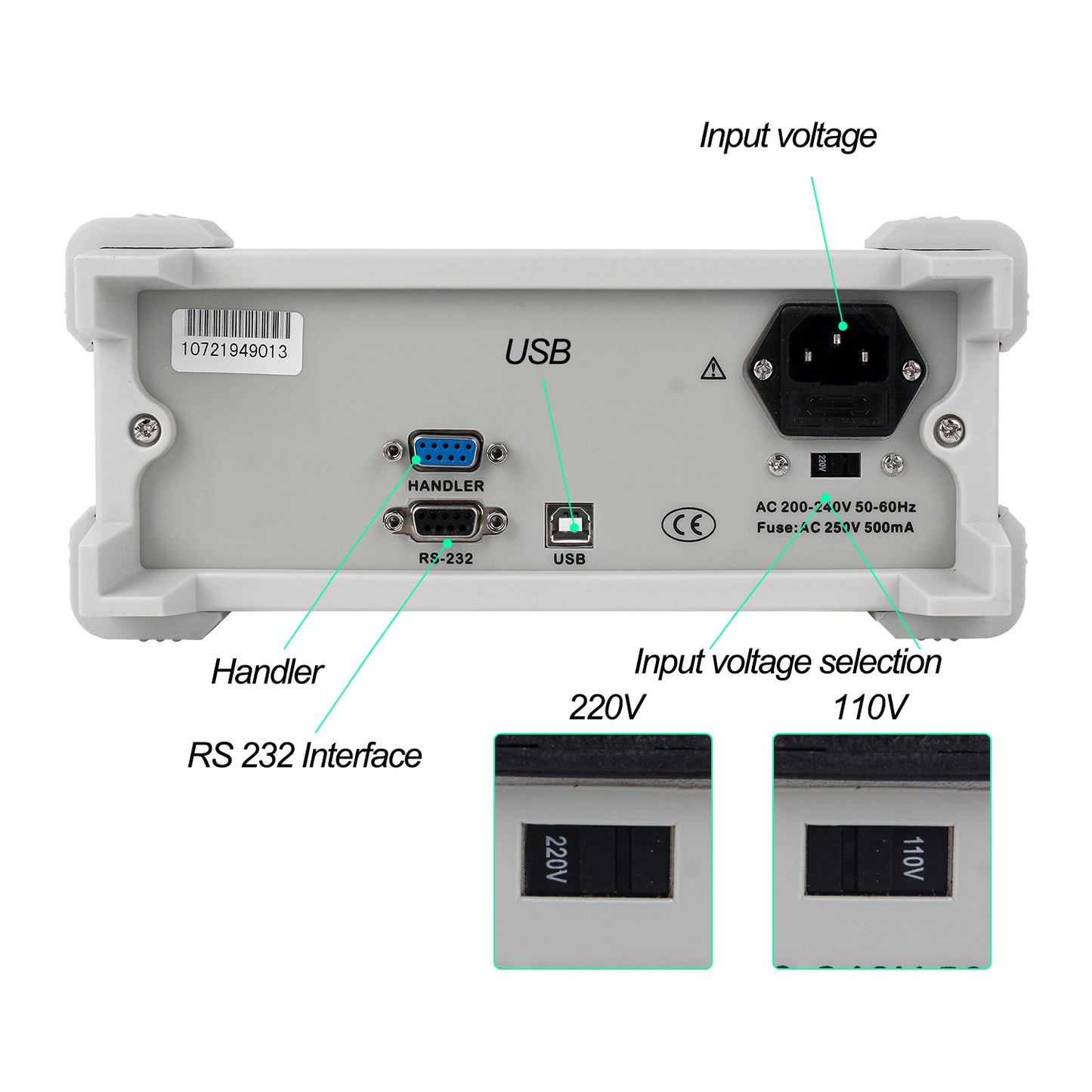 ET4401 Inductance Meter capacitance Meter Test Frequency 10 Points; Accuracy 0.1%, Support SCPI,LCR Benchtop Digital Bridge Tester Desktop LCR Meter