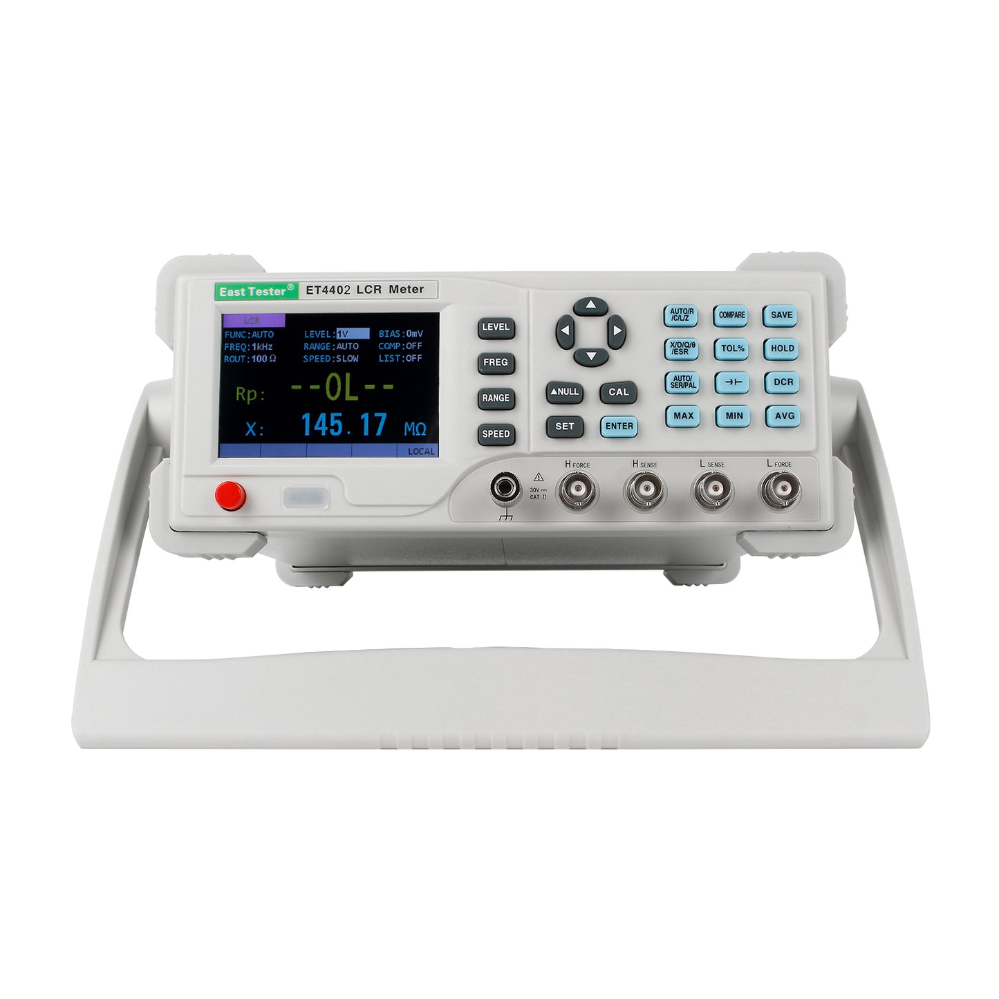ET4402 Desktop LCR Digital Bridge Capacitance Resistance Impedance 12 frequency points—from 10Hz to 20kHz Precision Benchtop Measure Instrument
