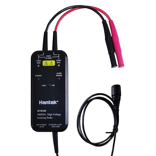 Hantek HT8100 oscilloscope high voltage probe 50X/500X Attenuation Rate differential probe test probe