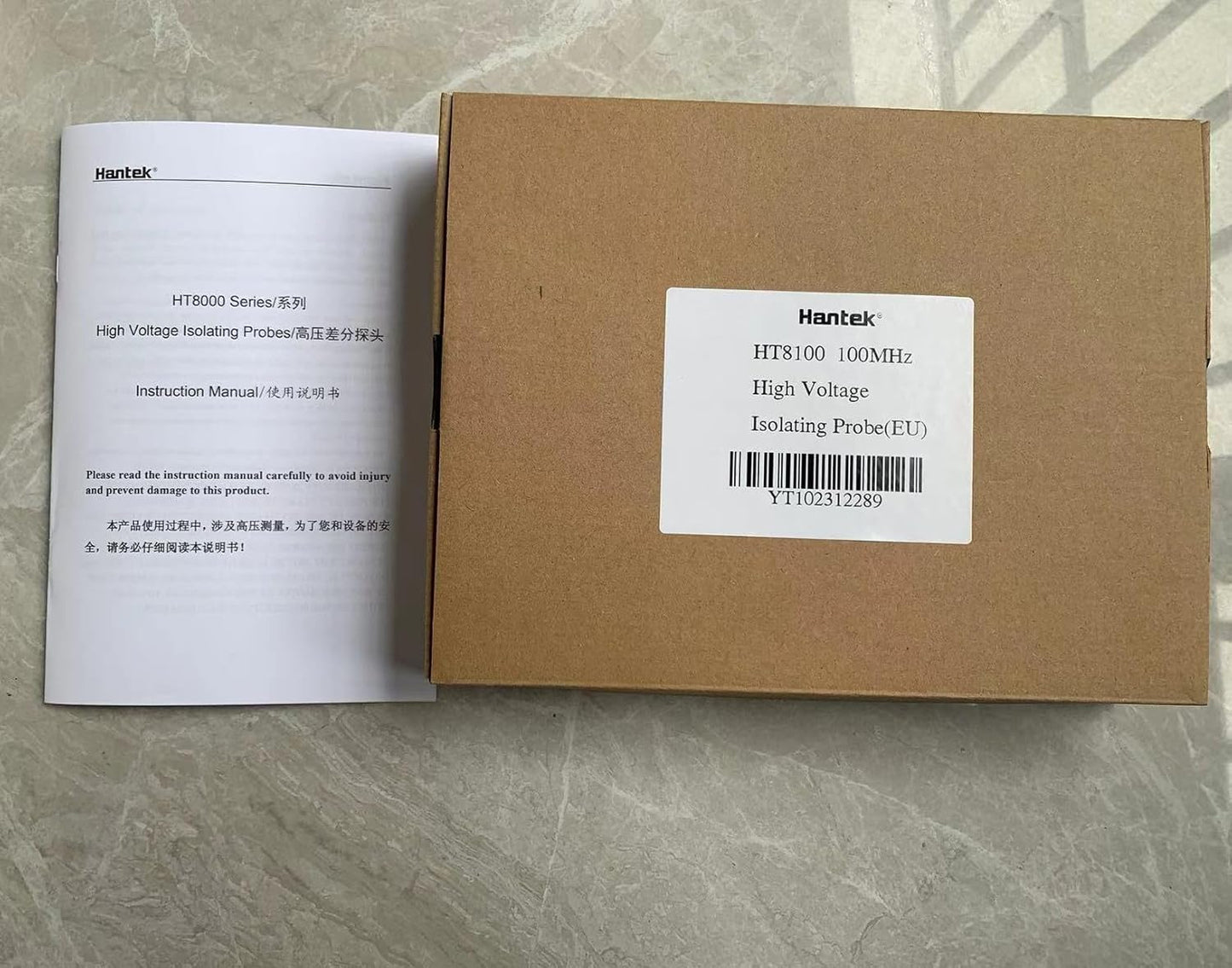 Hantek HT8100 oscilloscope high voltage probe 50X/500X Attenuation Rate differential probe test probe