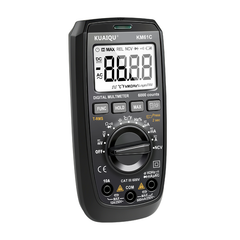 Multímetro KUAIQU KM61B KM61C 600V 10A 40MΩ / 60MΩ Retención de datos True-RMS Rango de temperatura de medición máximo/mínimo -20°C~1000°C