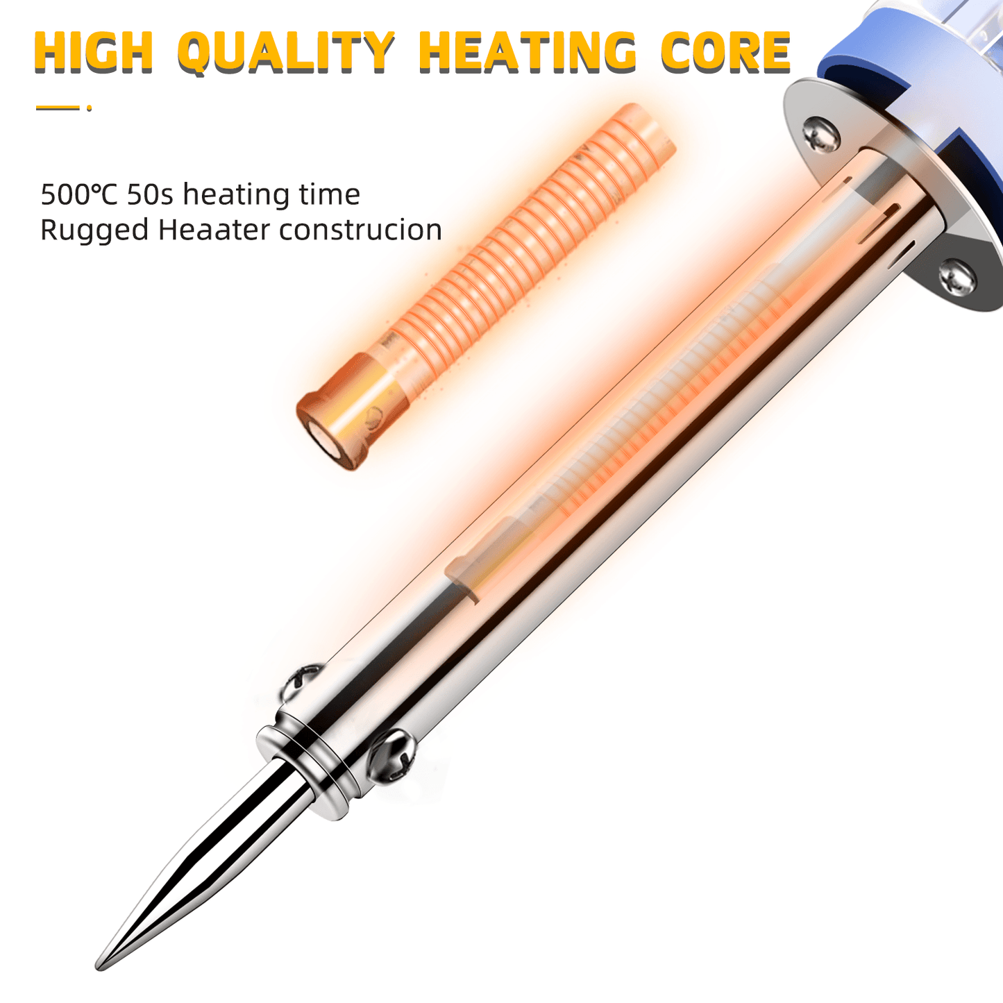 60W Internal-Heat Soldering Iron welding tool KQ905 rapid heating for Electronics Repair & Assembly adjustable temperature