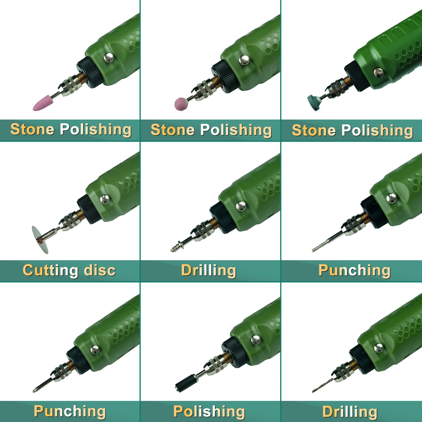 KUAIQU HB-003 Electric Rotary Grinder-Great for Various DIY & Crafting Situations