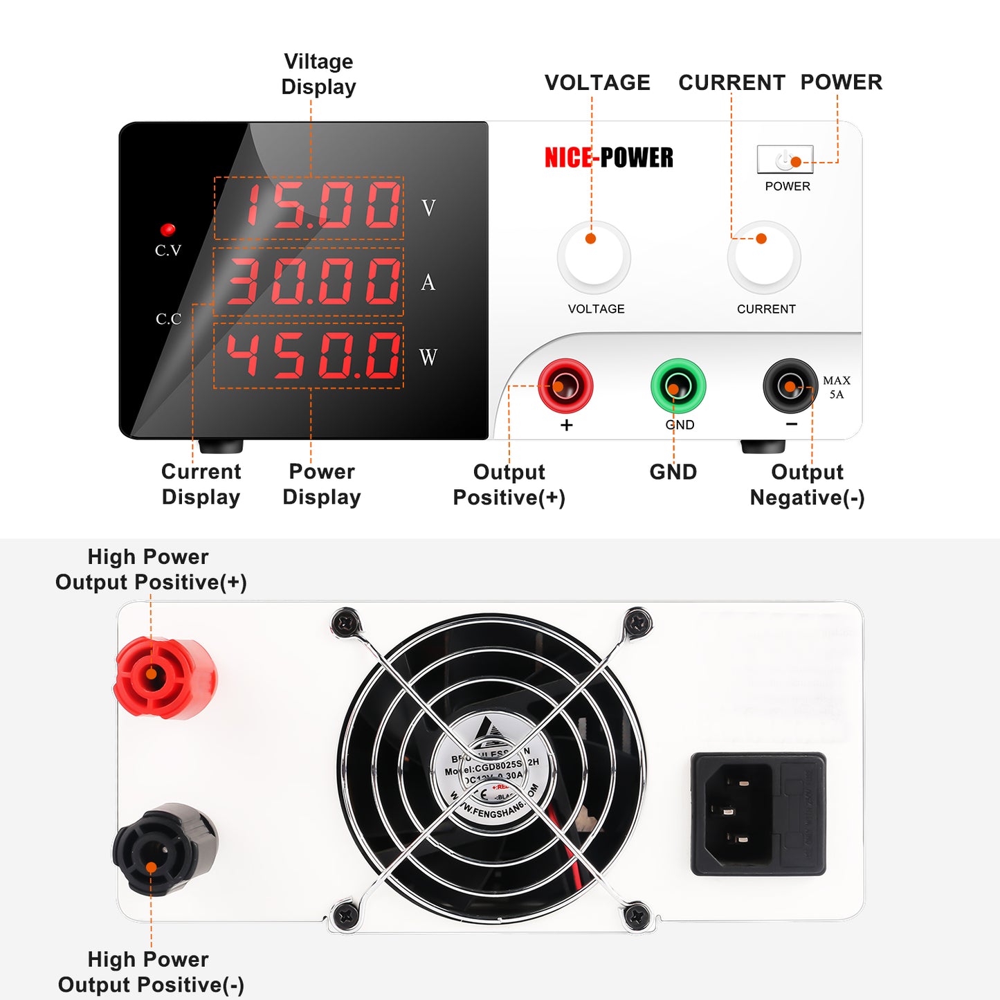 Nice Power R-SPS1530 WHITE 2