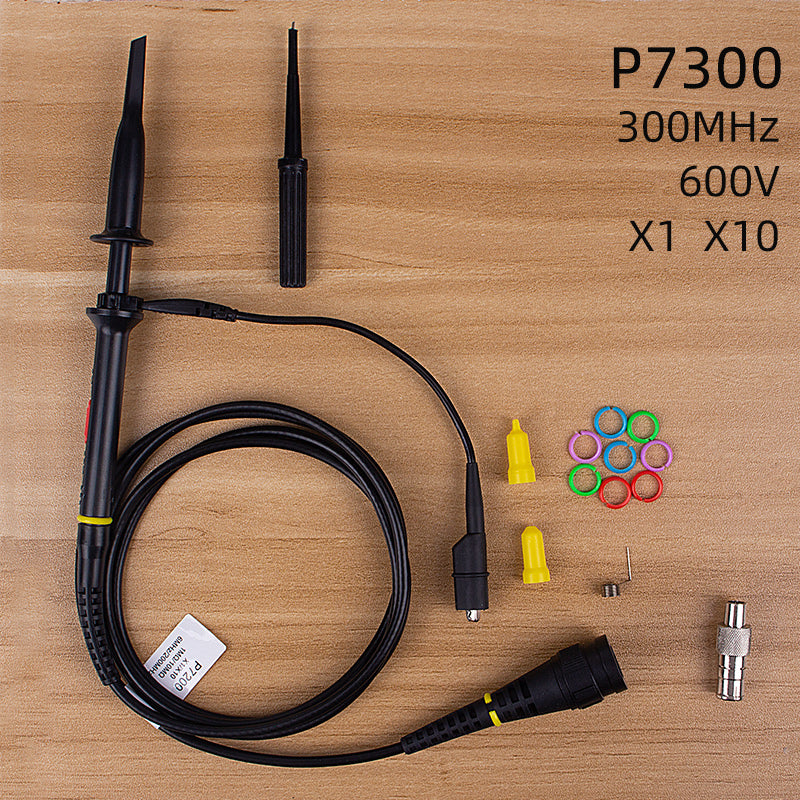 P7300 X1/X10 300MHz Digital virtual handheld oscilloscope probe attenuation ratio of 10:1 probe Telecommunications Industry