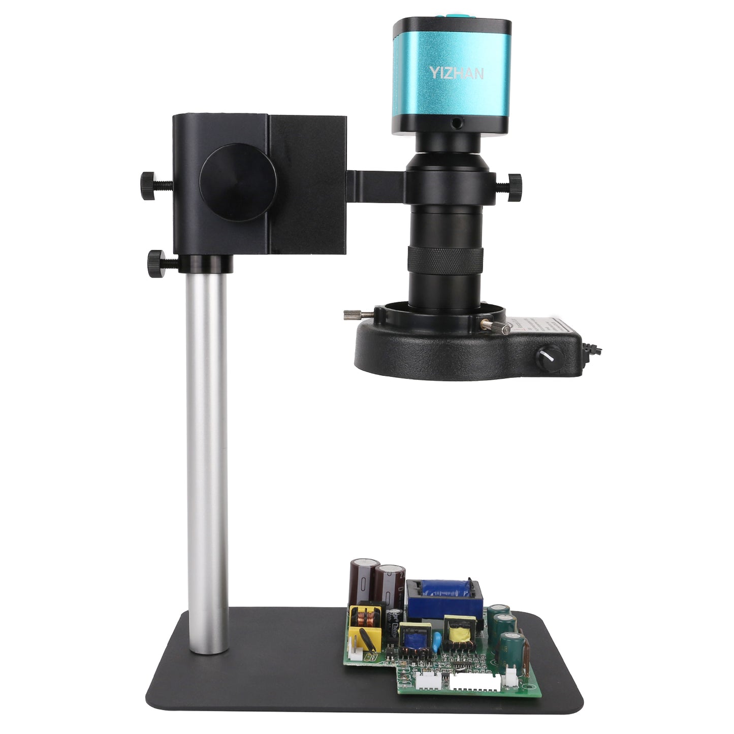 YIZHAN 48MP Digital Microscope 4K Video Recording USB HDMI Industrial Microscope Camera 130X C-mount Lens Soldering Repair