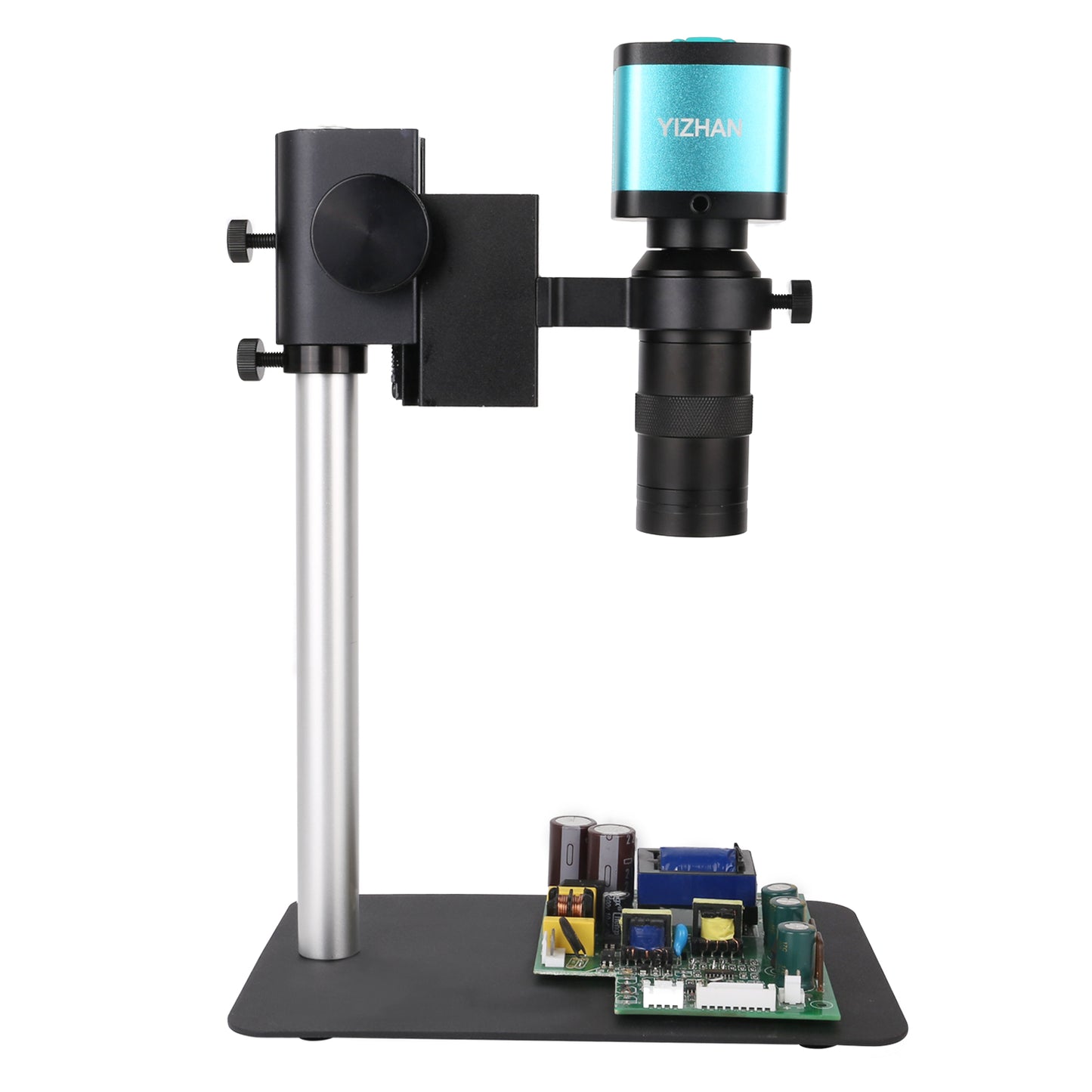 YIZHAN 48MP Digital Microscope 4K Video Recording USB HDMI Industrial Microscope Camera 130X C-mount Lens Soldering Repair