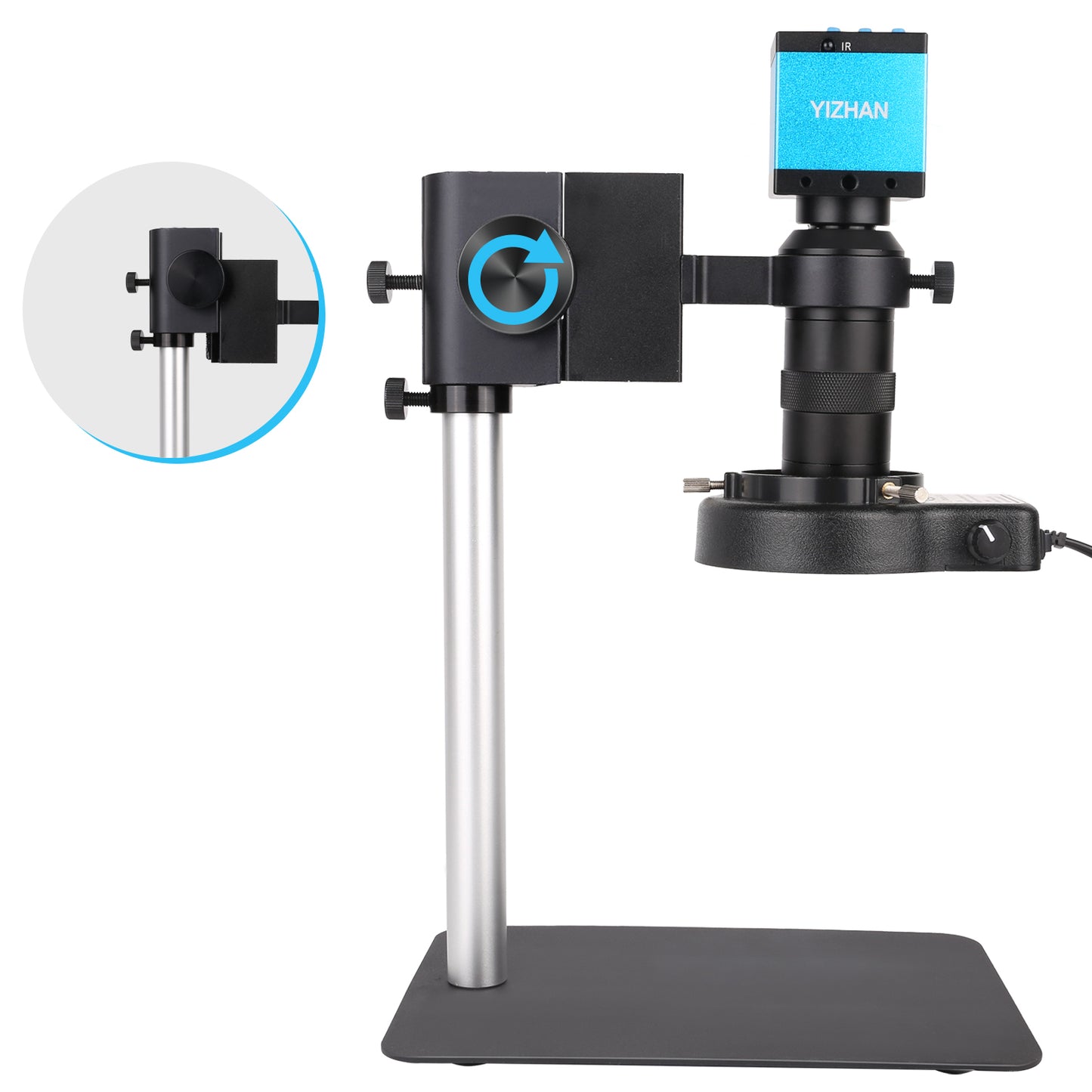 SM130X-XHU4001 Digital Microscope, 130X Zoom, 48MP Camera, HDMI USB TF for Maintenance & Lab Use