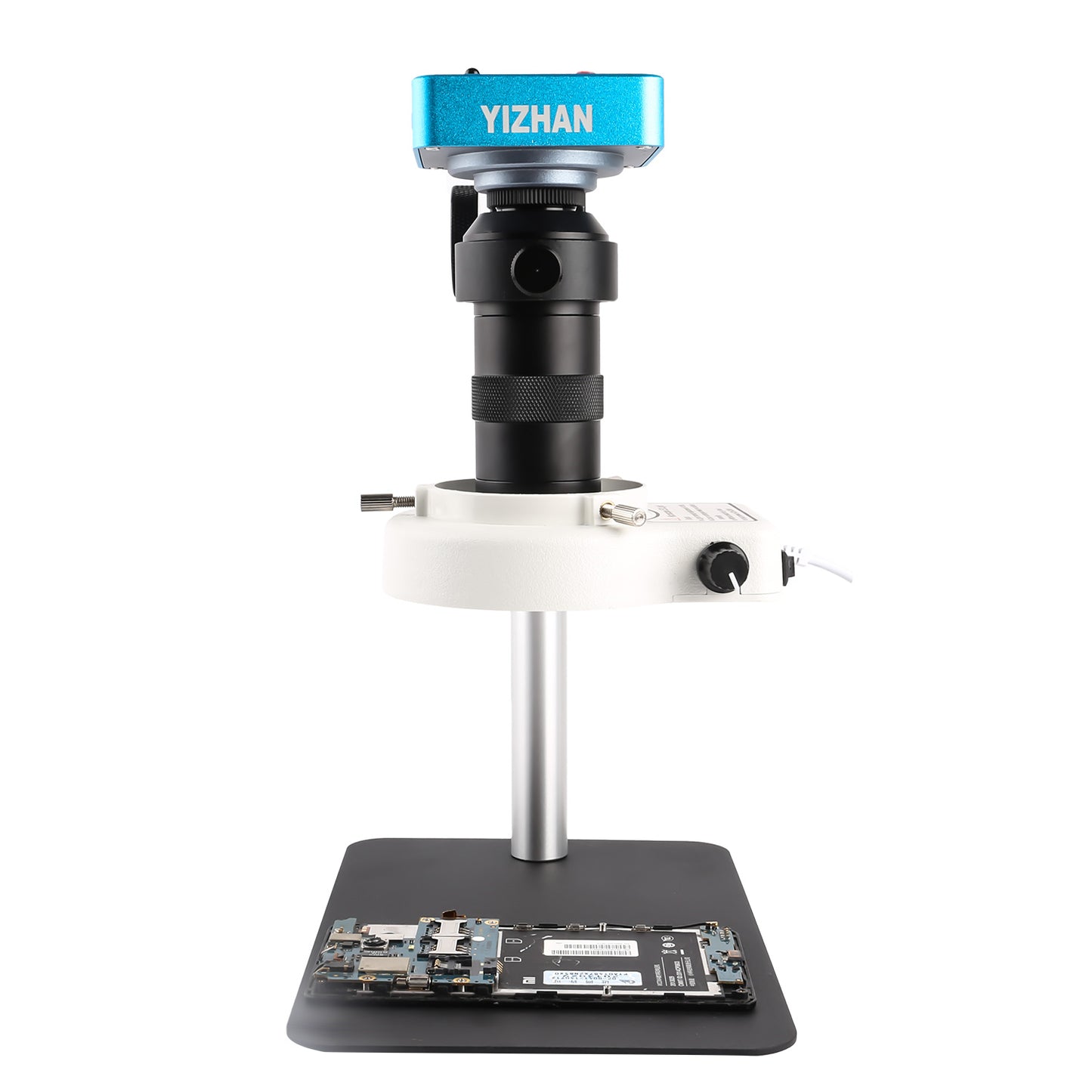 SM130X-XHU4005 Digital Microscope, 130X Zoom, 38MP Camera, HDMI/USB/TF Output for Repair & Lab Use