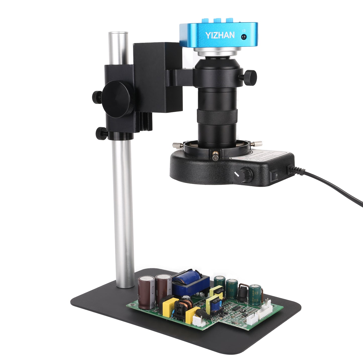 SM130X-XHU4008 Digital Microscope, 4K 48MP, HDMI USB TF, Remote Control for Maintenance & Lab Use