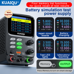 60V 5A High Voltage DC Regulated Power Supply with Curve Visualization for Precision Op-Amp & Component Testing