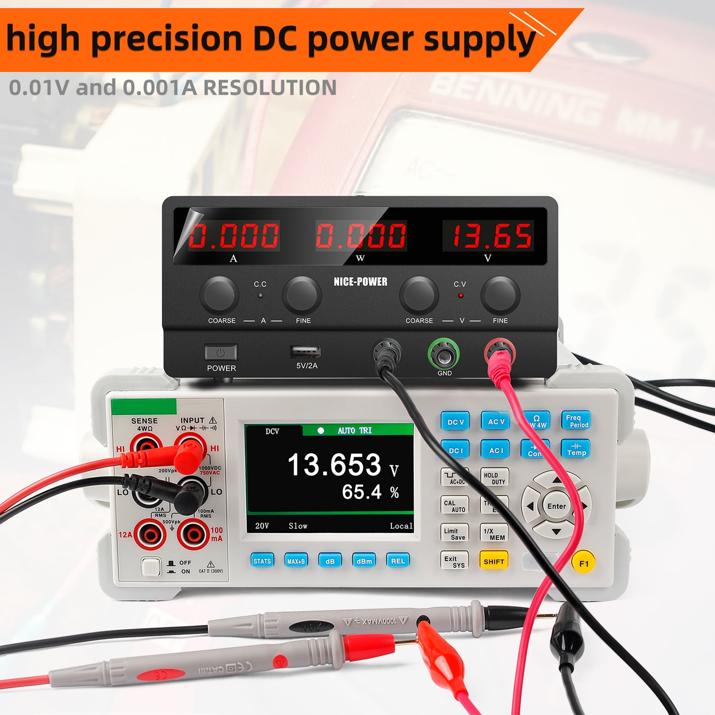 NICE-POWER SPS-H3206 DC Power Supply Power test 30V 6A 3C repair power supply Black