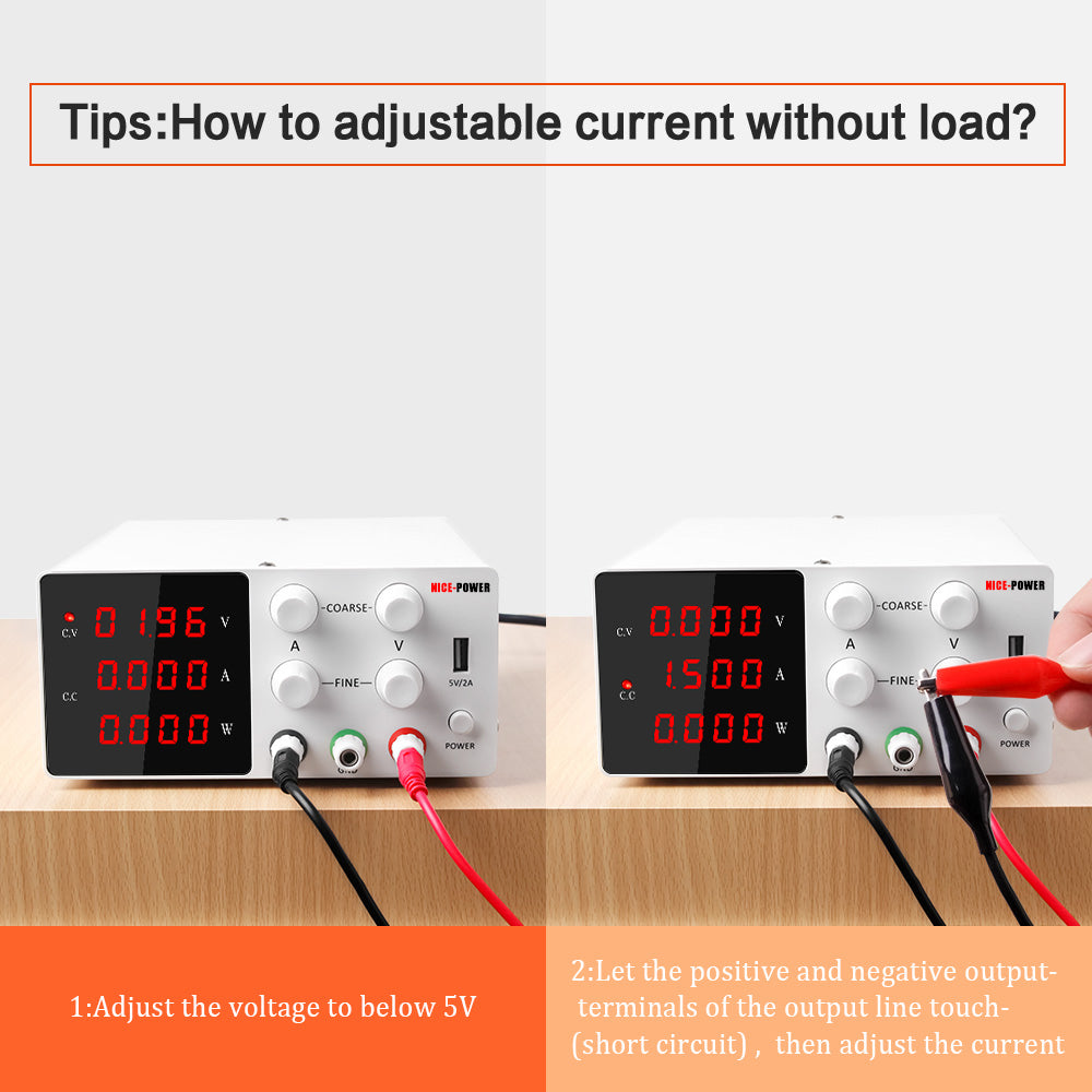 NICE-POWER DC Power Supply 60V 5A motor drive with Stable Output Switching for Factory Use White