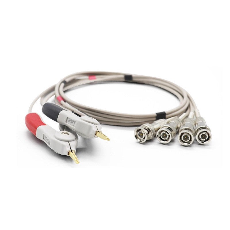 Tonghui TH26004S-1 TH26011CS Four-Terminal KELVIN Test Line 10kHz 100kHz ±42V 0.8m Lead Length