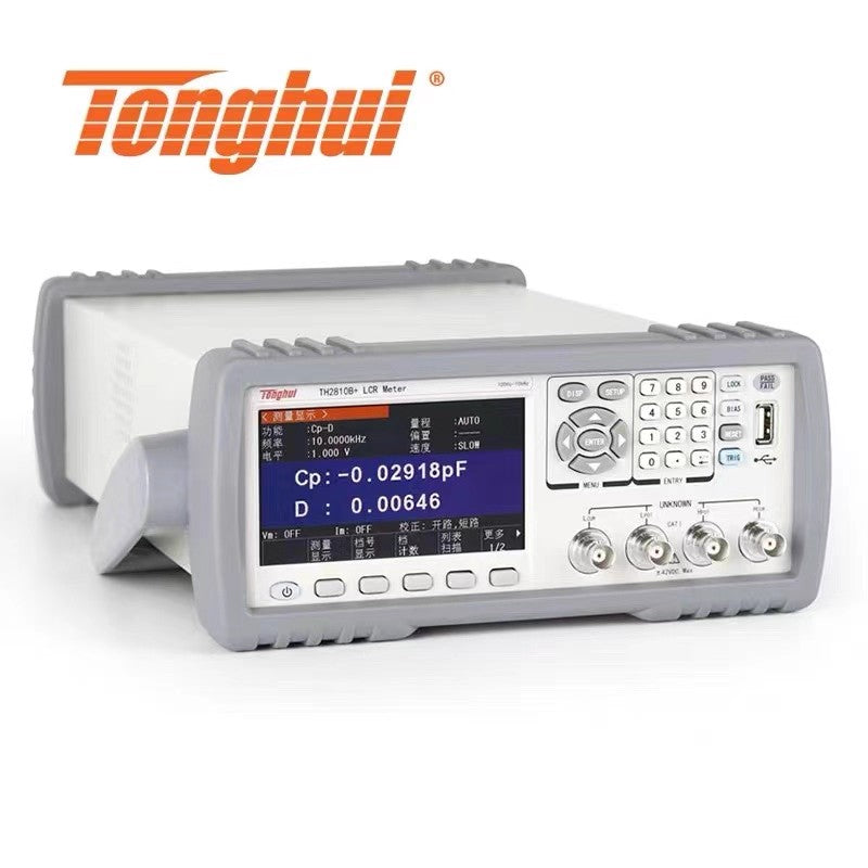 Tonghui TH2810B+ TH2830 LCR Meter High Precision 100Hz 120Hz 1kHz 10kHz Resistance Capacitance Inductance Measurement