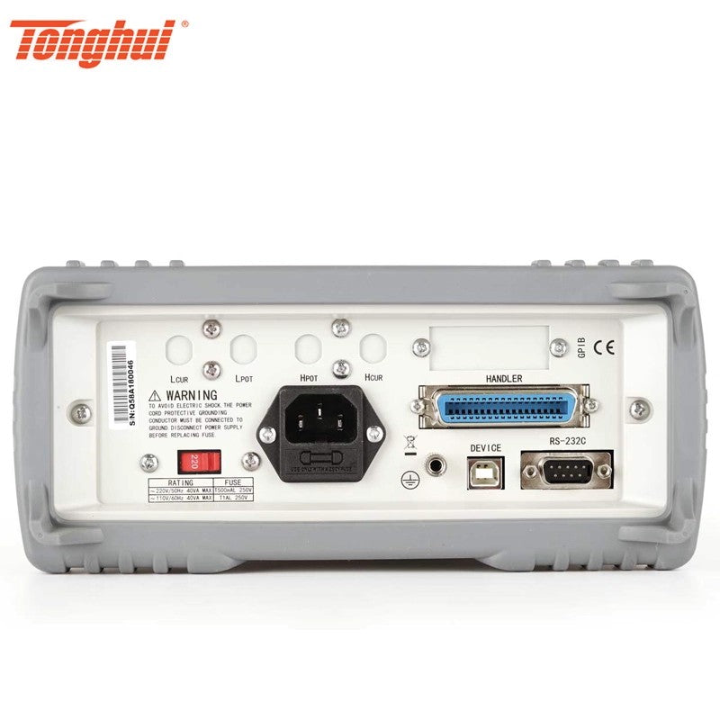 Tonghui TH2817B+ TH2817C+ LCR digital bridge tester Measurement Tool 50Hz-100kHz 10Ω/100Ω USB Storage