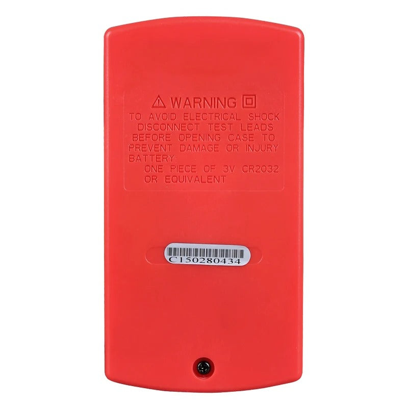 Multímetro digital de bolsillo UNI-T UT120C, 3999 cuentas, rango automático, 600 V CAT II, capacitancia/frecuencia, ultraportátil (76 g), batería CR2032