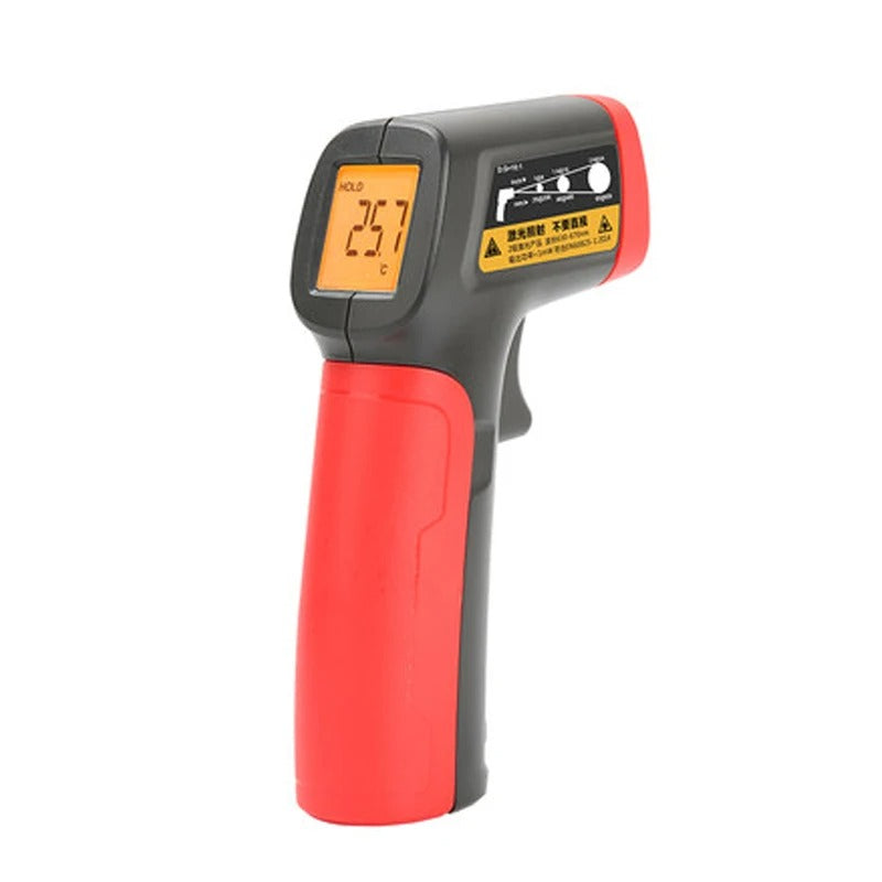 Thermomètre infrarouge UNI-T UT300A+, -20 °C à 400 °C, visée laser, rapport D:S 10:1, écran LCD rétroéclairé, arrêt automatique
