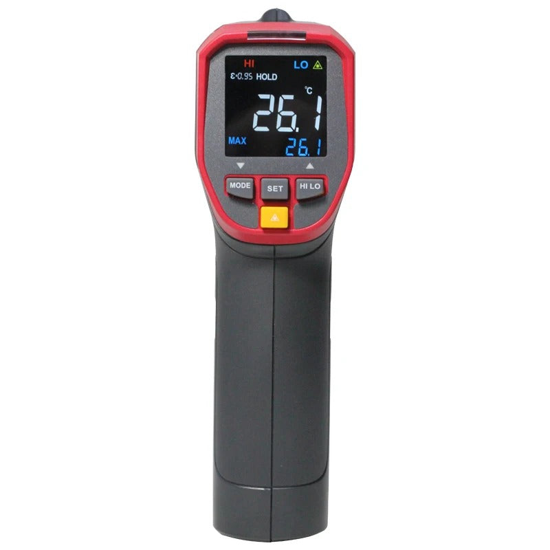 UNI-T UT301A+ Infrared Thermometer, -32°C~420°C, 12:1 D:S Ratio, Adjustable Emissivity, Color LCD, Data Logging