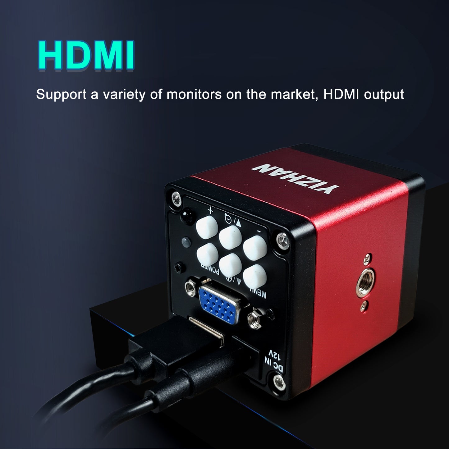 HDMI+VGA camera VXH2003 1.3 megapixel true pixel high-definition CCD repair electron microscope CCD camera