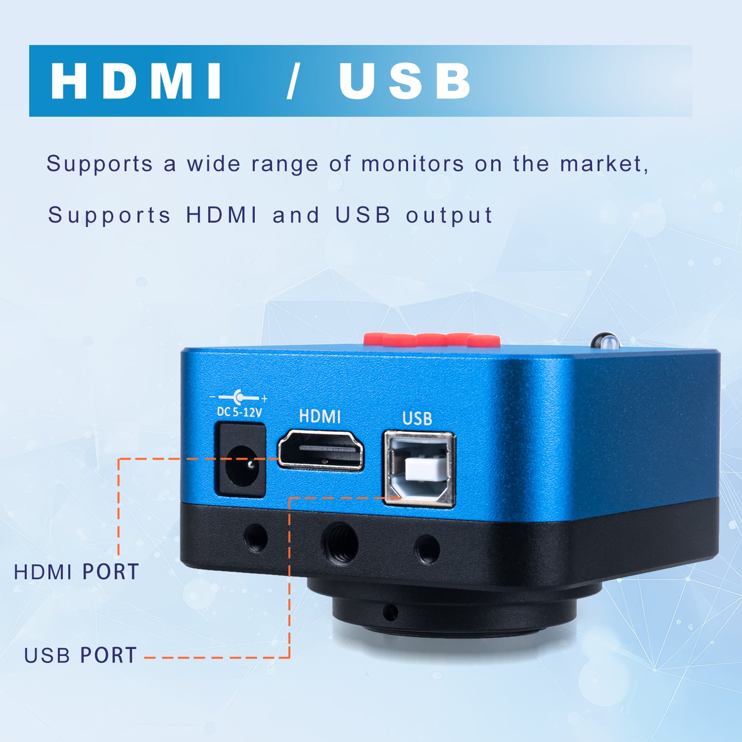 Camera components Electronic component inspection High quality sensors Microscope camera XH3002 industrial testing