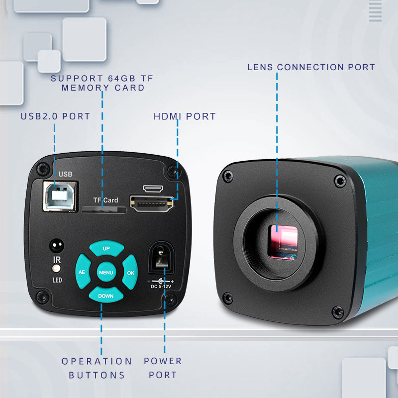 48MP Industrial camera XHU4002 with Sony image sensor Standard Output|Supports C/CS & USB interfaces