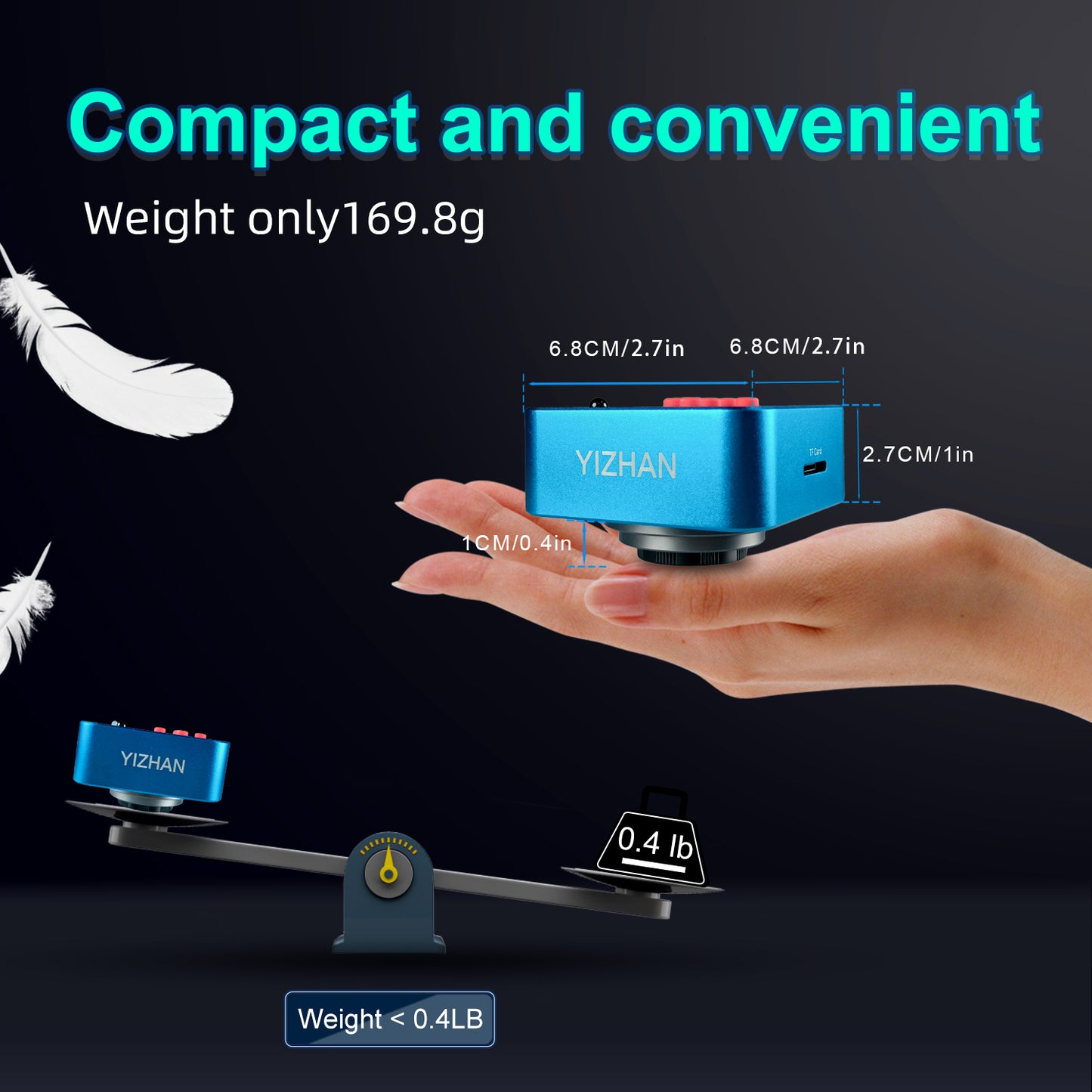 Measuring industrial 4k high-definition microscope XHU4005, mobile phone maintenance mirror