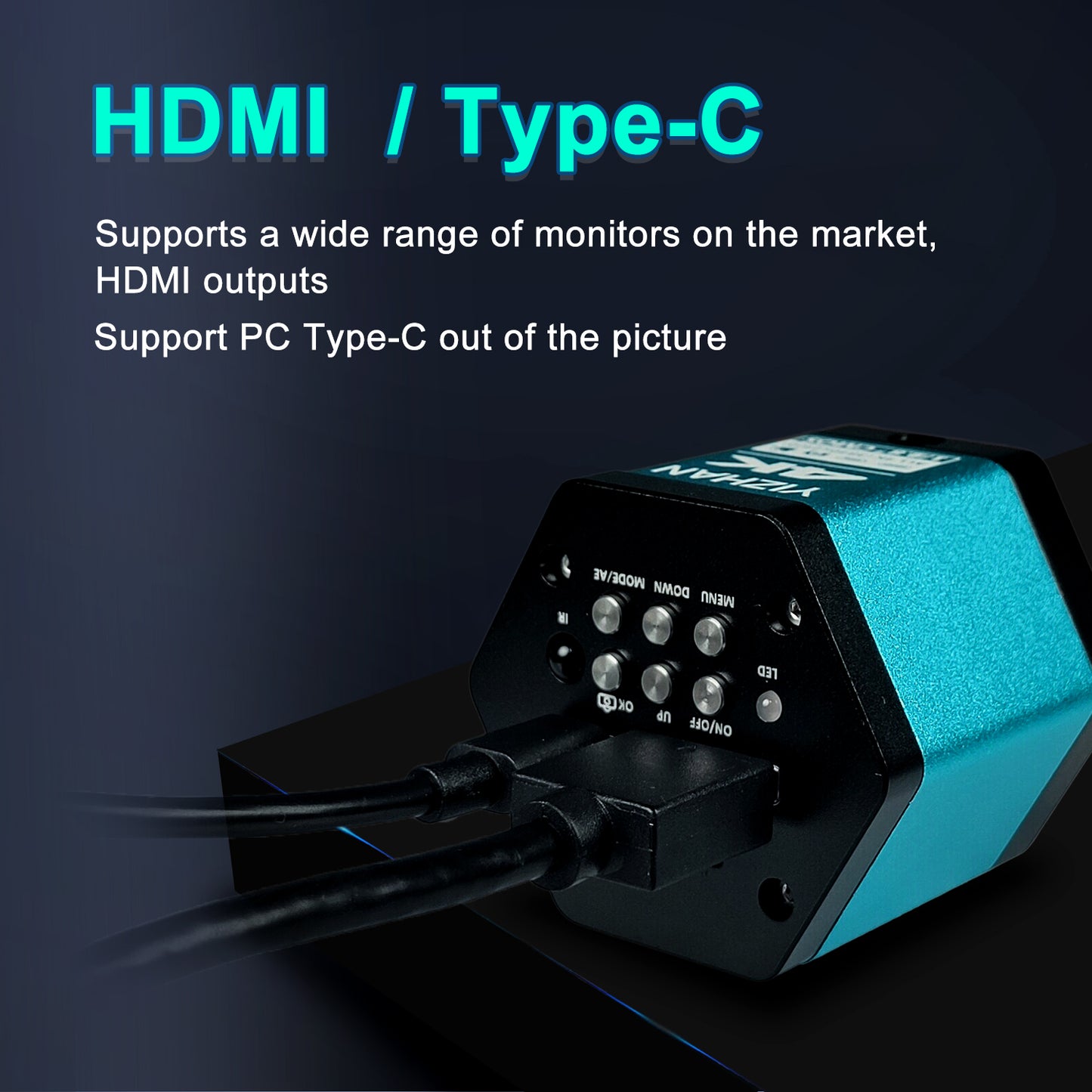 Microscope Accessories camera XHU4006-various parameter adjustment for Automotive welding seam inspection