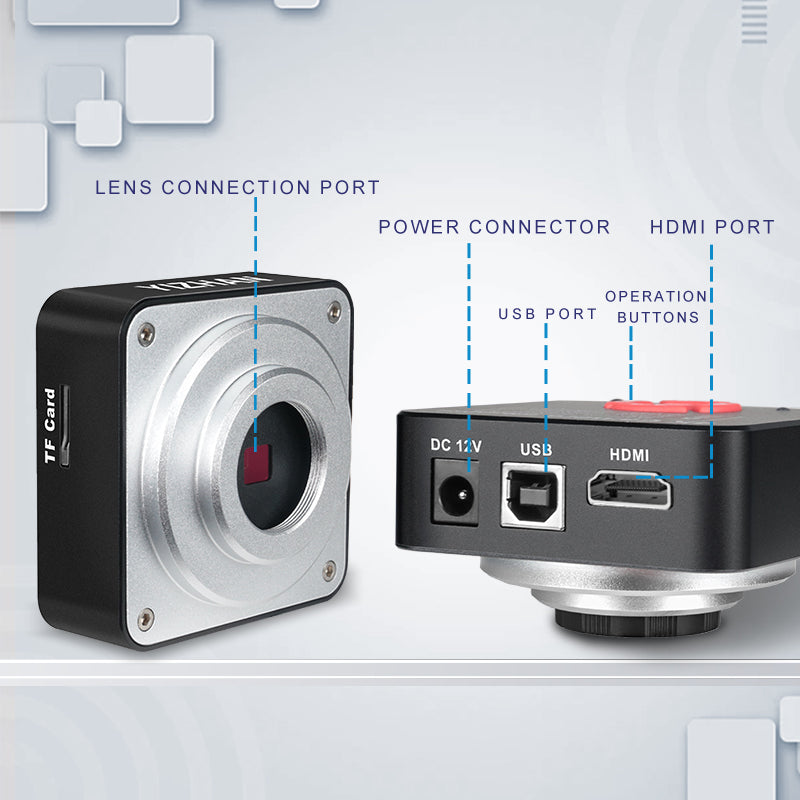 High definition 4K video recording 60 megapixel microscope camera XVH2002 10368 * 5888 high-definition industrial camera