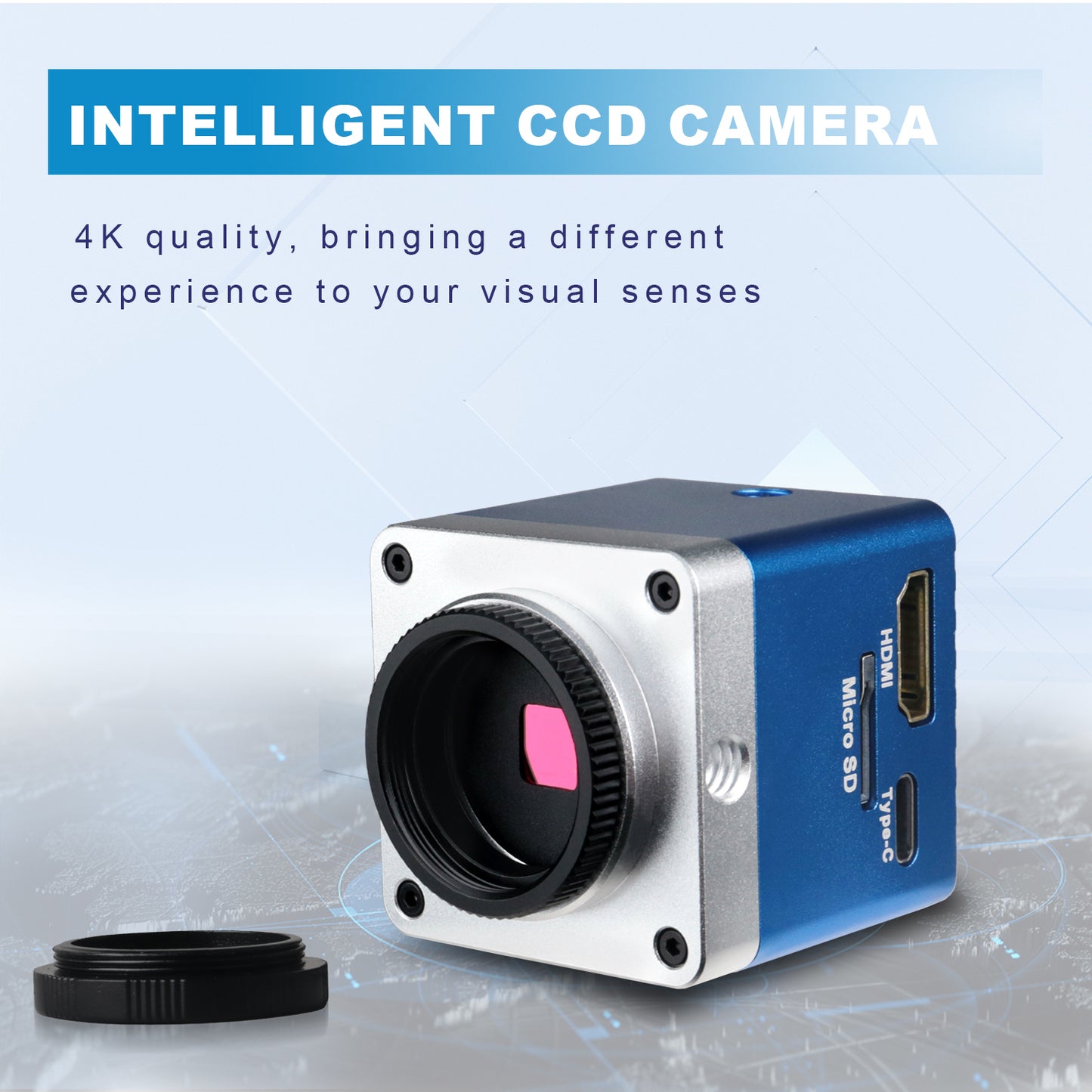 60 million pixel 4K ultra clear industrial electron microscope XHU4012 CCD magnifying glass TYPE-C card insertable
