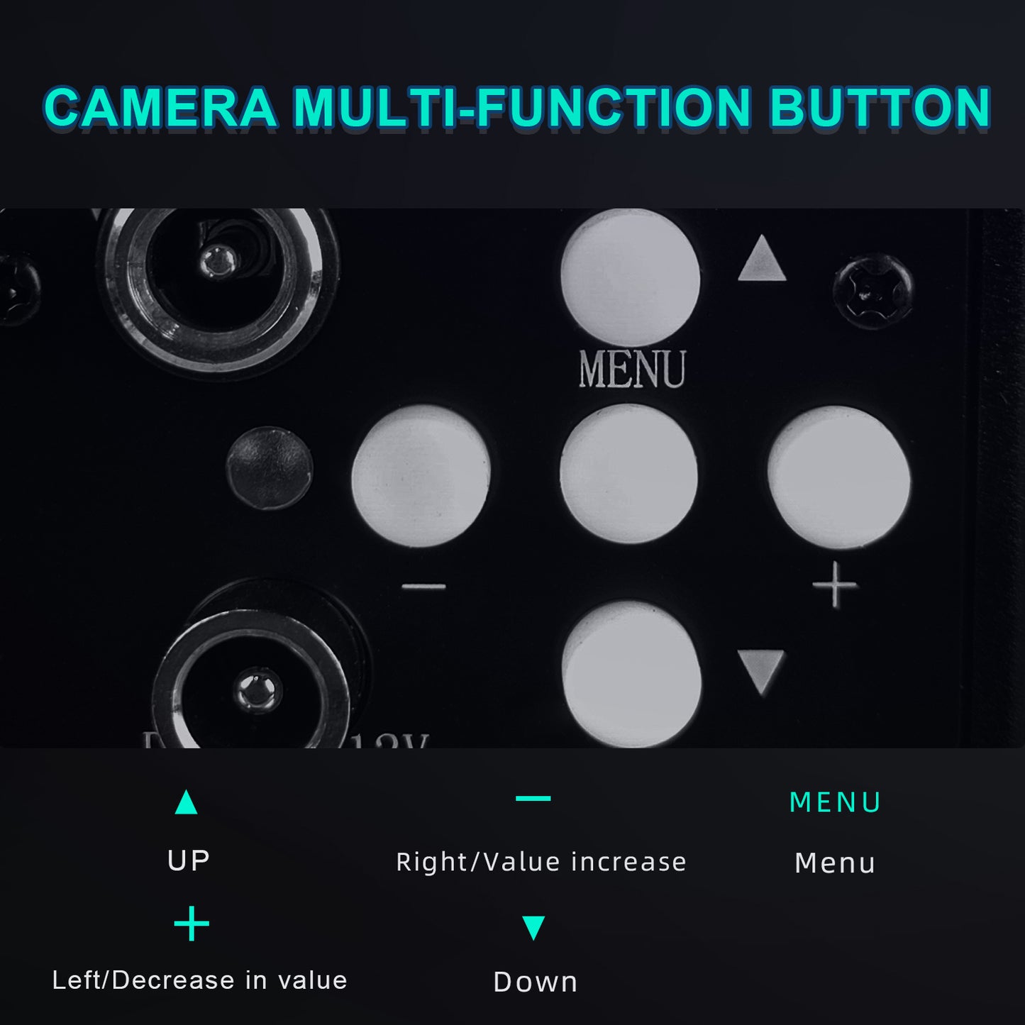 Industrial microscope camera head XV1001 High definition visual lens with VGA interface & Ring Light
