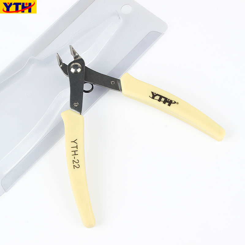 YTH-22 125mm Wire Cut Line Stripping Cutters for Electronics & Jewelry Work