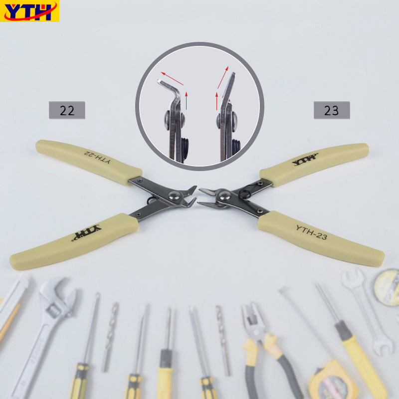 YTH-22 125mm Wire Cut Line Stripping Cutters for Electronics & Jewelry Work