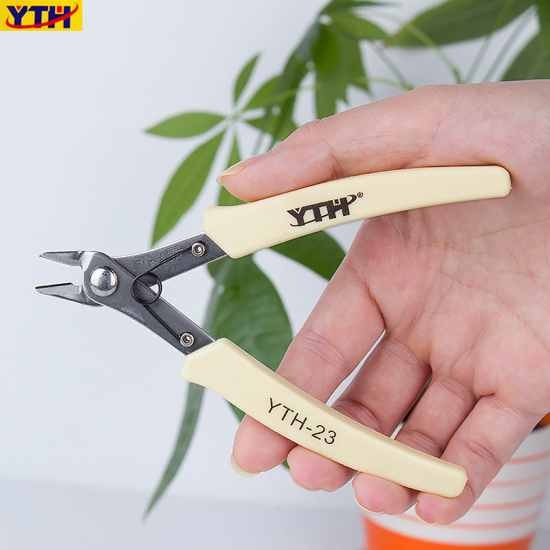 YTH-23 Cutting Small Cables Wire Pliers-5-Inch Diagonal Side Cutting Mini Pliers