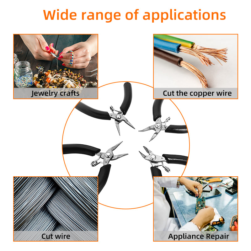 Mini Pliers YTH-501E 3.5Inch Hand Tool Nippers for precise cutting tasks