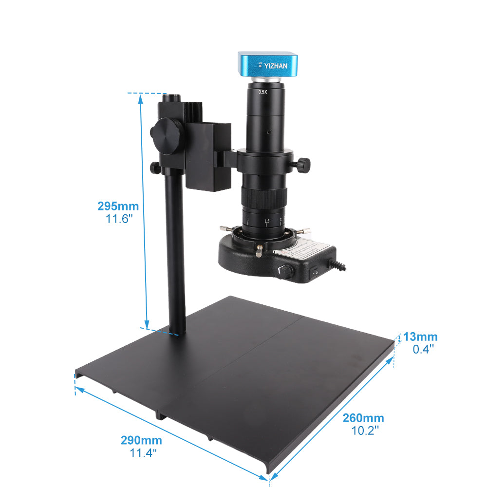 Z180X-XH3007 Digital Microscope, 180X Zoom, 48MP, HDMI USB U Disk, Mouse Control for Lab & Maintenance